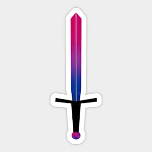 Bi Sword Sticker